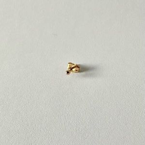 Anine Bing 14k Yellow Gold Sphere Stud, Single